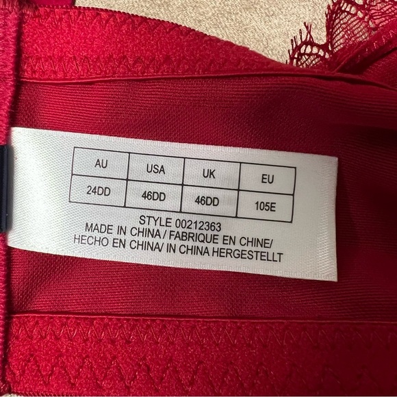 FOX & ROYAL | Women's Plus Size Irina Underwire Demi Bra Size 46DD New - Picture 7 of 9